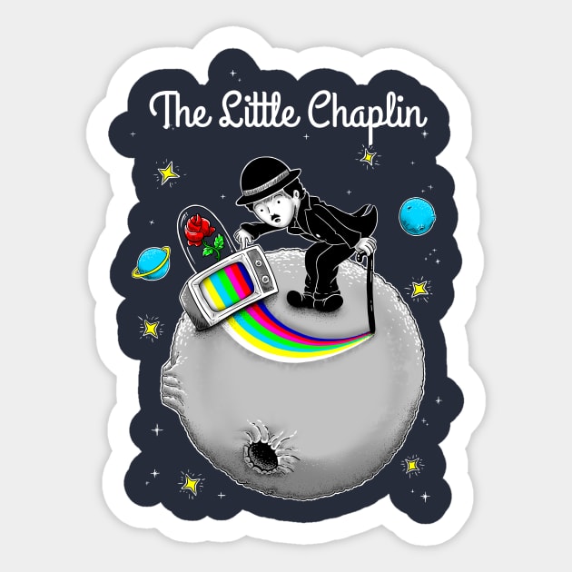 The Little Chaplin Sticker by UmbertoVicente